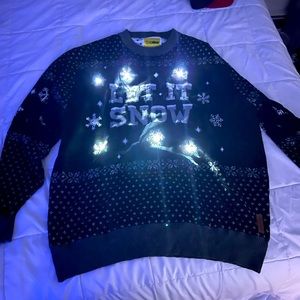 LET IT SNOW — BEST UGLY SWEATER - COZY
